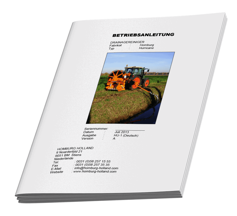 Betriebsanleitung Hurricane 2013