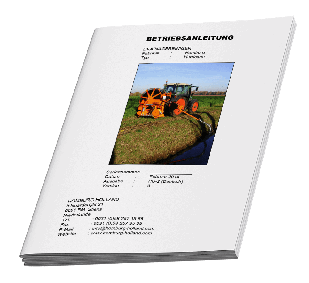 Betriebsanleitung Hurricane 2014